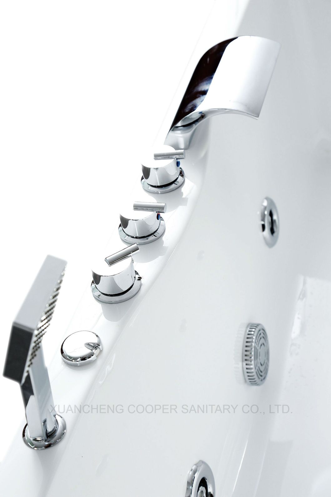 1800 Two Person Acrylic Massage Bathtub Whirlpool