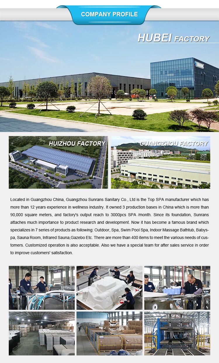 2020 Hot Sale Luxurious Hot Tub Outdoor SPA with Jacuzzi Swim Whirlpool