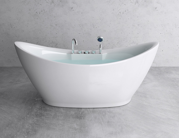 2021 New Design Oval Freestanding Tubs with Faucet for Home Use