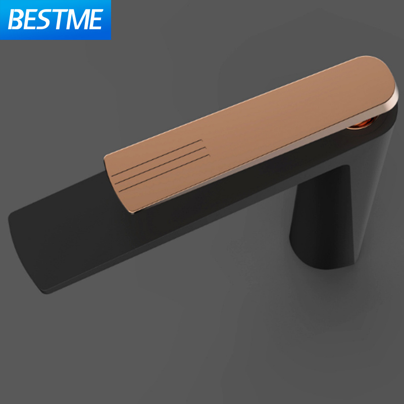 2021 Kaiping New Design Black Top Sanitary Ware Bathroom Basin Sink Water Faucet (BF-A15380KR)