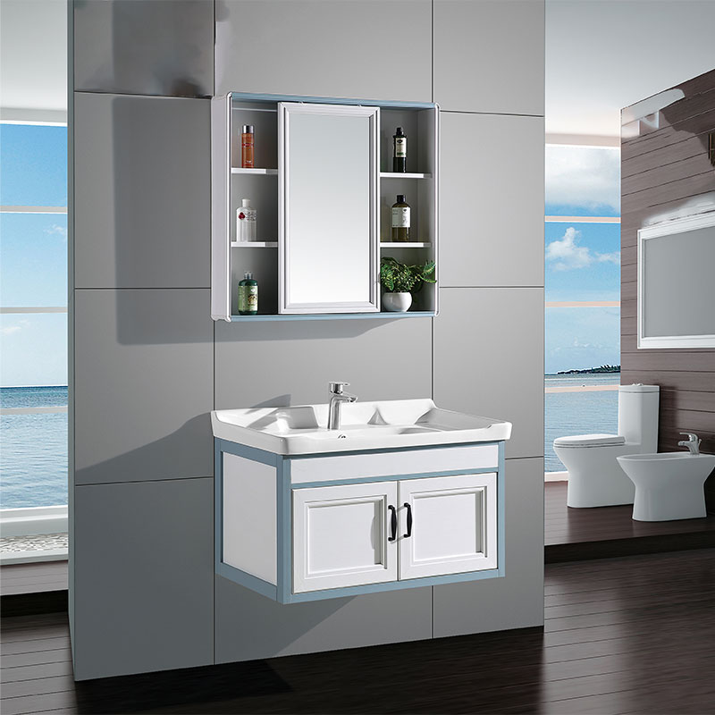 How Nordic Style Ceramic Washbasin Combination Cabinet Enhances Modern Bathroom Living?