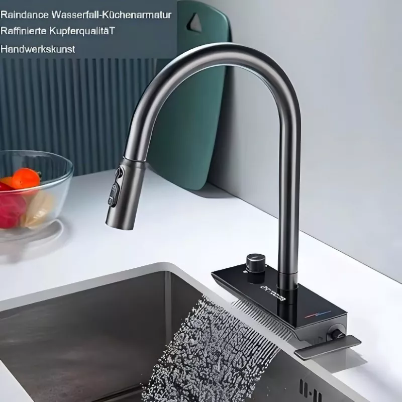 How Does a Waterfall Two-Button Faucet Improve Bathroom Functionality and Style?