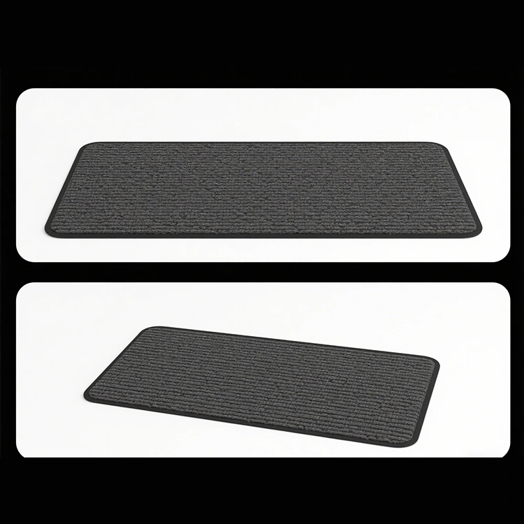Why do professional chefs recommend using a non-slip mat in front of the stove
