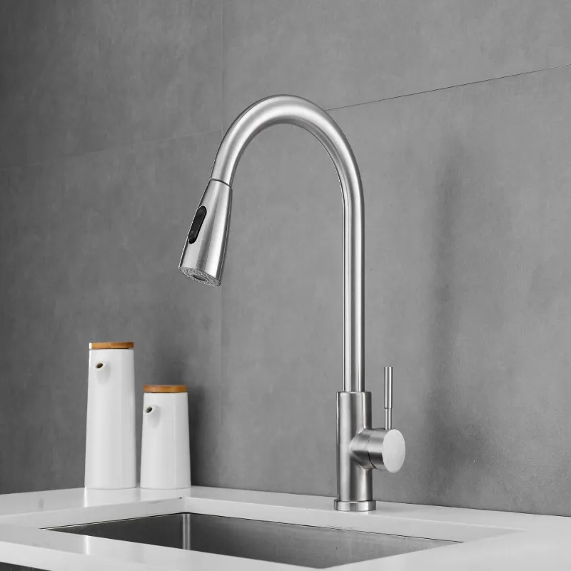 How Durable Is a Premium SUS304 Stainless Steel Pull Out Kitchen Faucet Against Scratches and Fingerprints