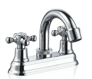 4" Brass Chroming Lavatory Basin Faucet