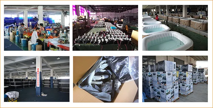 4 Person Blow up SPA (pH050010 Light Grey)