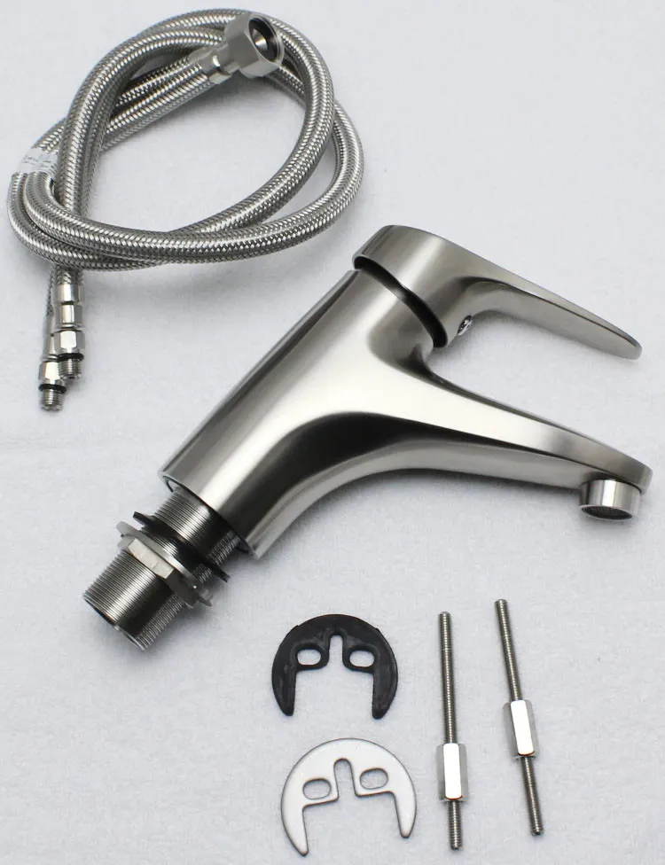 Ablinox Stainless Steel Single Handle Classic Design Basin/Sink/Kitchen Faucet/Mixer with Cupc
