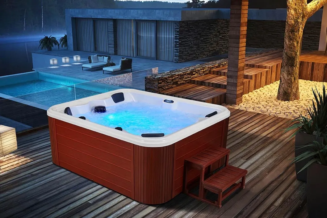 Acrylic Outdoor SPA Pool for 4 People Ws-093c