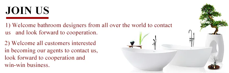 American Popular Cabinet Rectangle Double Basin Cast Stone Resin Sink 0821