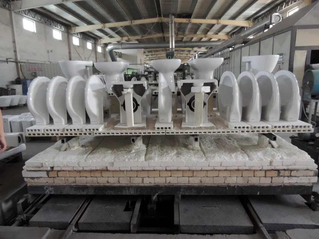 Bathroom Big Green Color Ceramic Above Counter Mounting Basin (436-60)