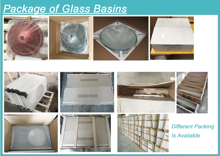 Bathroom Glass Vanity Top (BLS-2163)