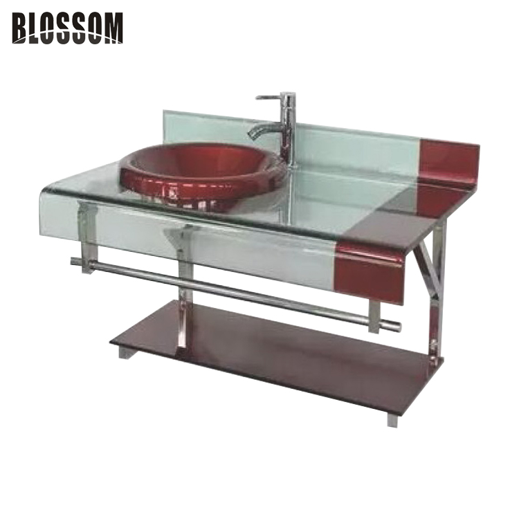 Bathroom Glass Vanity Top ( BLS -2163)