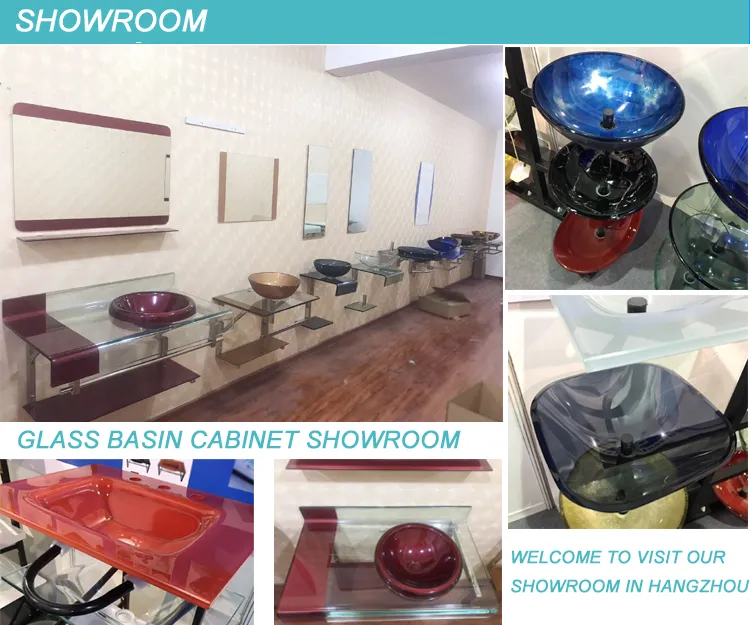 Bathroom Glass Vanity Top (BLS-2163)