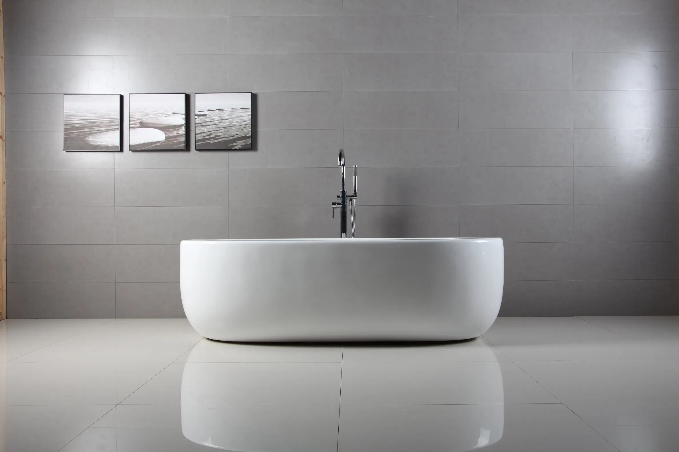 Big Large Oval Cupc Bath Tub Free Standing Soaking Bath