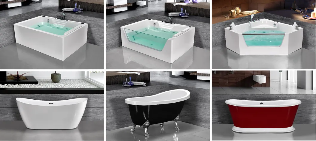 Big Shape Oval Alone Soaker Bathtub