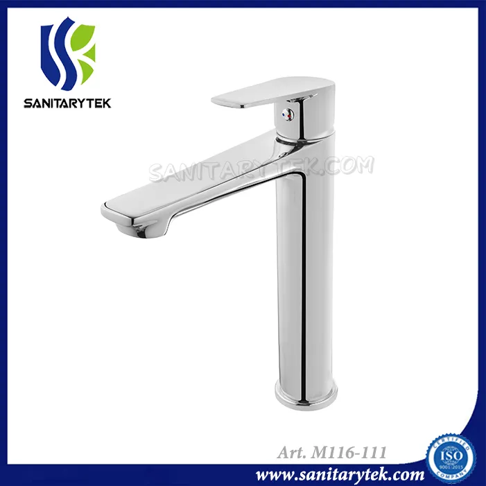 Black Matte Extended Single Lever Basin Mixer Faucet (M116-111GC)