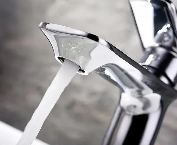 Black Matte Extended Single Lever Basin Mixer Faucet (M116-111GC)