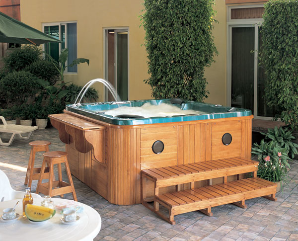 Blue 6 Person Hot Tub (SPA-8028) ISO9001 & Ce