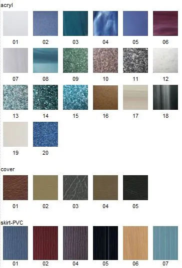 Blue 6 Person Hot Tub (SPA-8028) ISO9001 & Ce