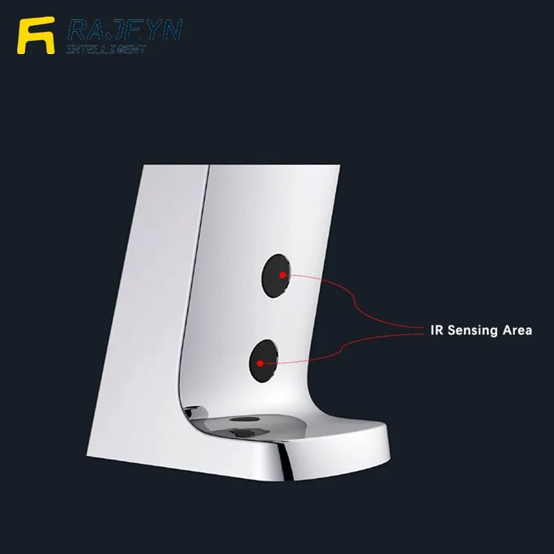 Chroming Smart Automatic Sensor Touch Free Basin Faucet for Bathroom