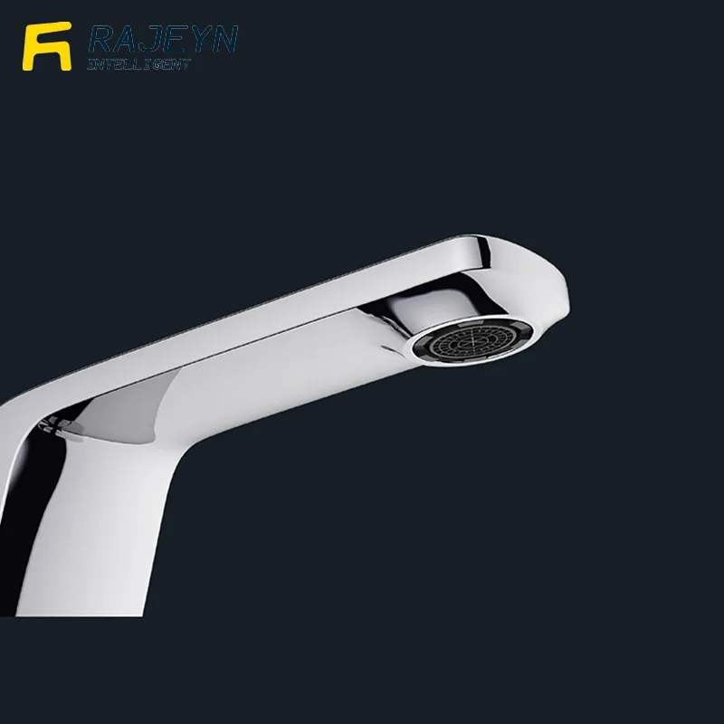 Chroming Smart Automatic Sensor Touch Free Basin Faucet for Bathroom