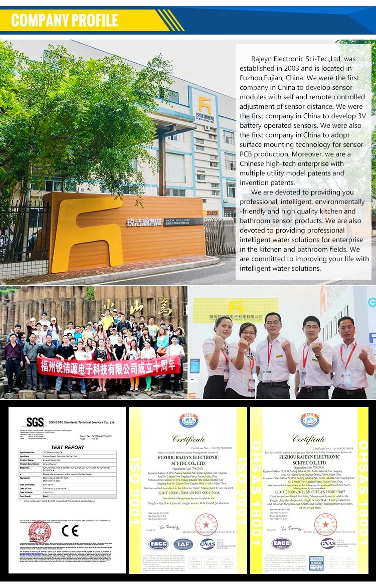 Chroming Smart Automatic Sensor Touch Free Basin Faucet for Bathroom