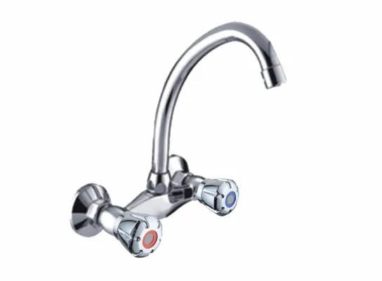 Classic Wall 2 Function Bathroom Kitchen Sink Mixer Faucet