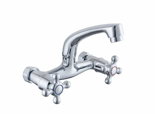Classic Wall 2 Function Bathroom Kitchen Sink Mixer Faucet