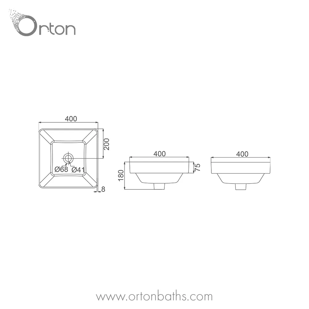 Cupc Inset Drop in Basin Sink