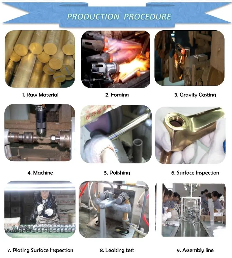 Deck Mounted Brass Golden Basin Tapware