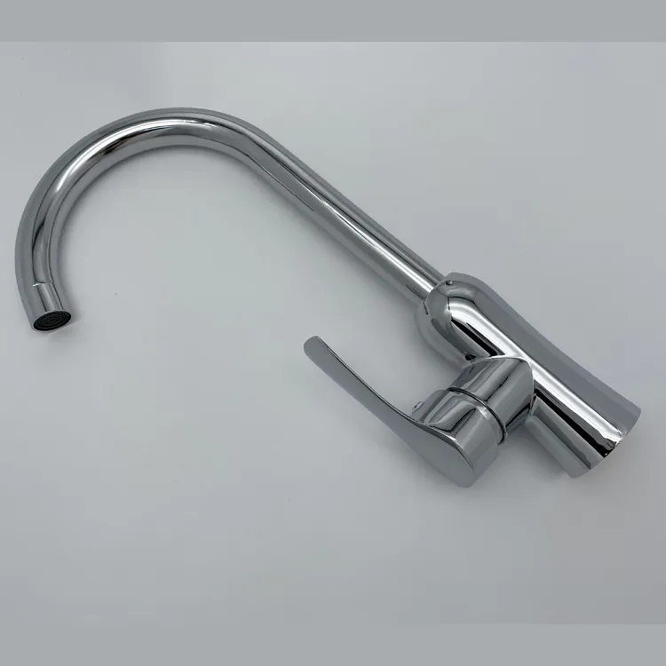 Deck Mounted Ceramic Chrome Wash Basin Faucet