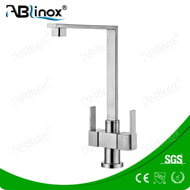 Double Handles Steel Parts for Kitchen Faucet (AB108)