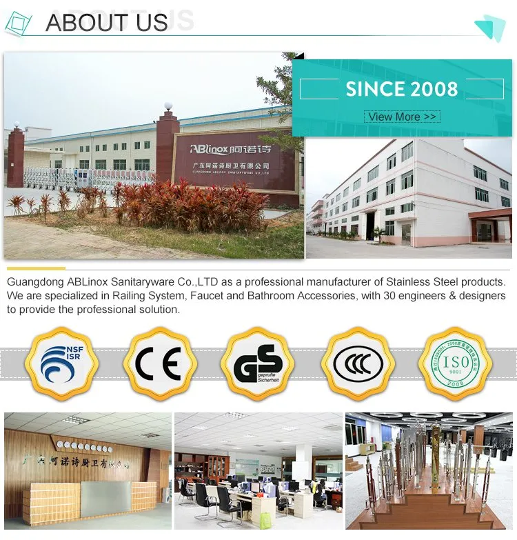 Double Handles Steel Parts for Kitchen Faucet (AB108)