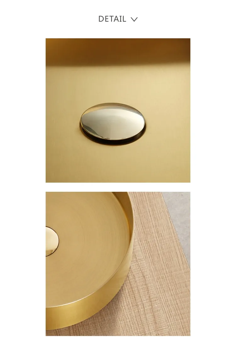 Factory Supply Non-Seepage Water Stainless Steel Bathroom Water Vessel Sink