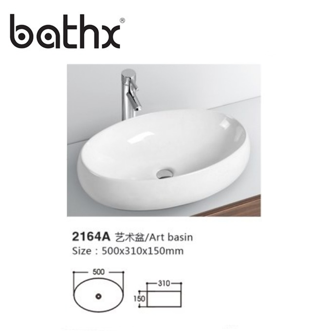 Fashion Design Sanitary Ware Multi Color Bathroom Ceramic Artistic Wash Hand Basin