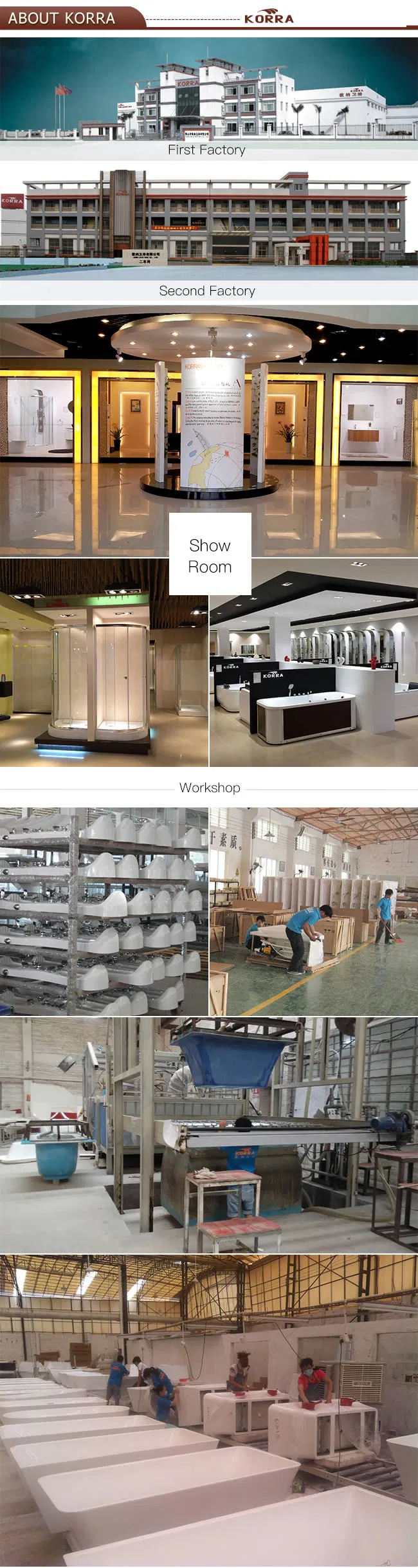 Foshan Elegent and Morden SPA Jacuzzi Massage Acrylic Bathtub (K1308)