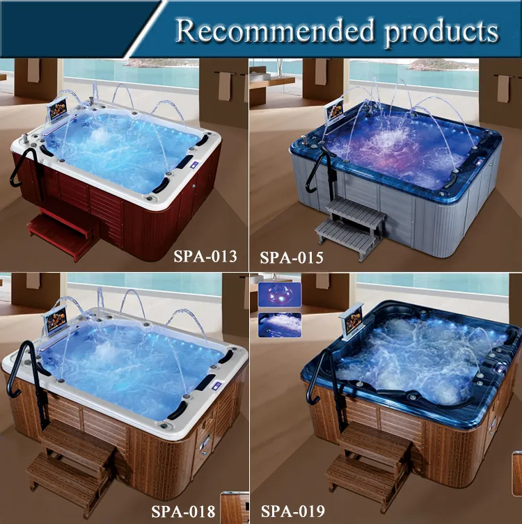 Garden Free Standing Jacuzzi SPA Balboa 6 Person Hot Tub