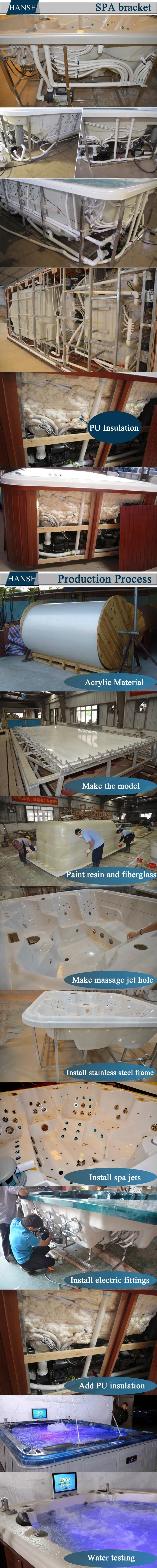 Garden Free Standing Jacuzzi SPA Balboa 6 Person Hot Tub