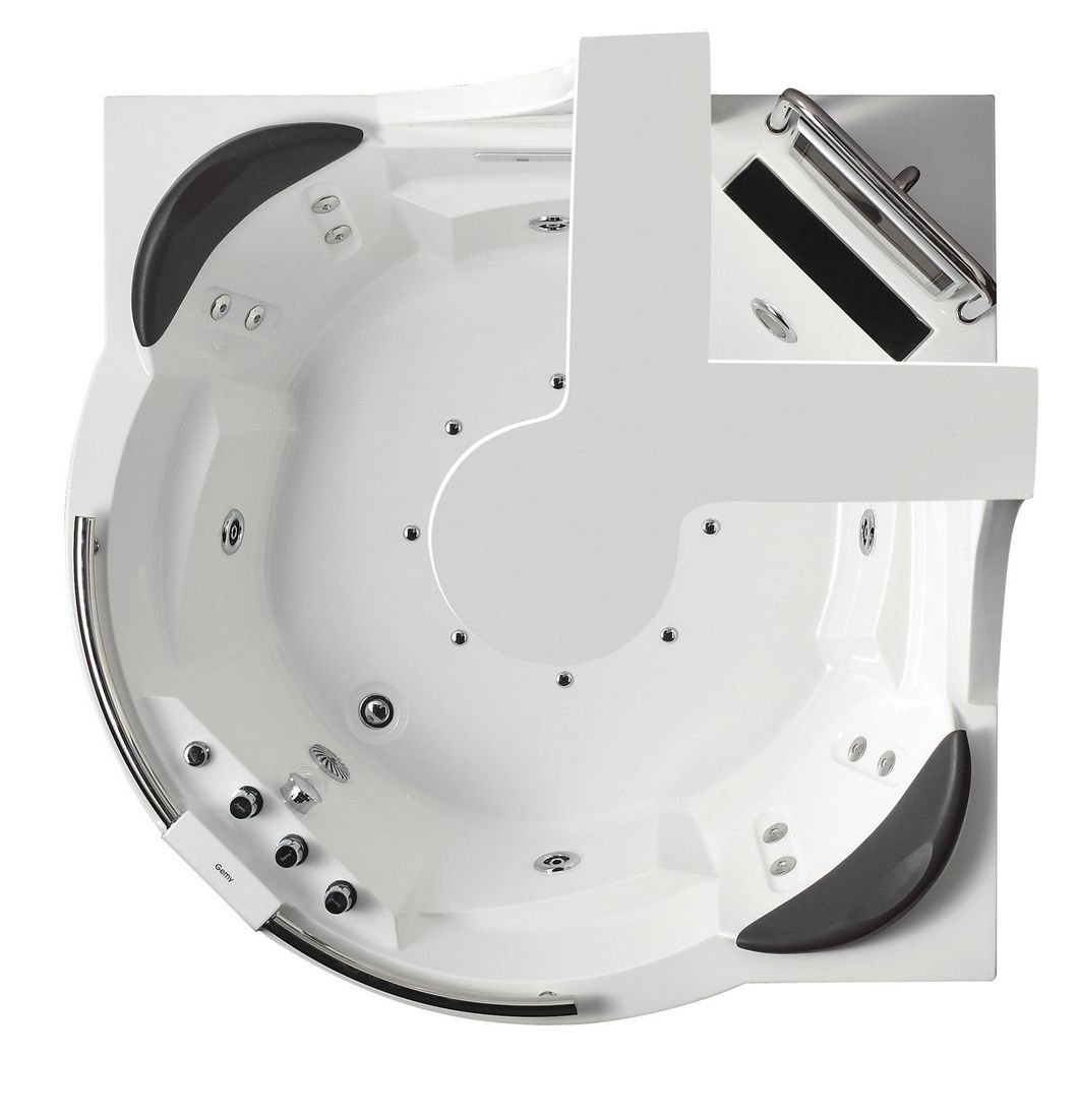 Gemy Special New Design Hot Tub Top Shower Massage Bubble Jacuzzi Bathtub