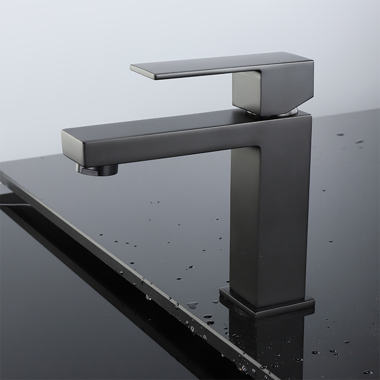Gun Black Basin Brass Faucet