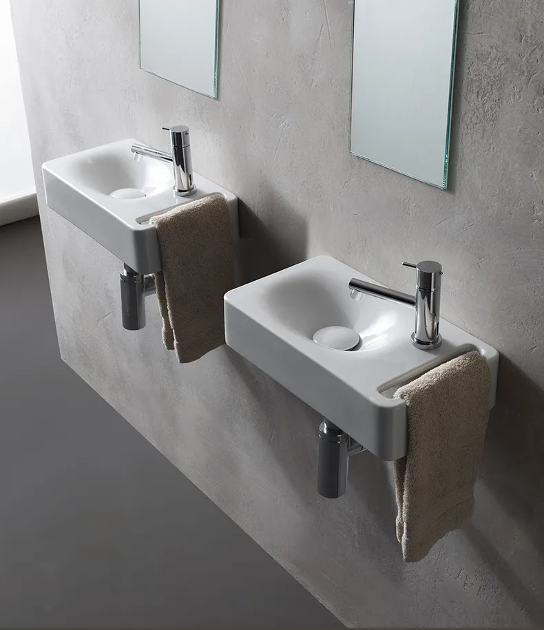 Hanging Washbasin Ceramic Washstand Small Family Wall Hanging Washbasin Washbasin Mini Washbasin