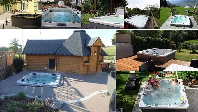 Hot Sale China Manufacturer Indoor Outdoor New Mini SPA Swimming Pool Swim SPA Bathtub SPA Hot Tub Bath Tub Jacuzzi 2A12