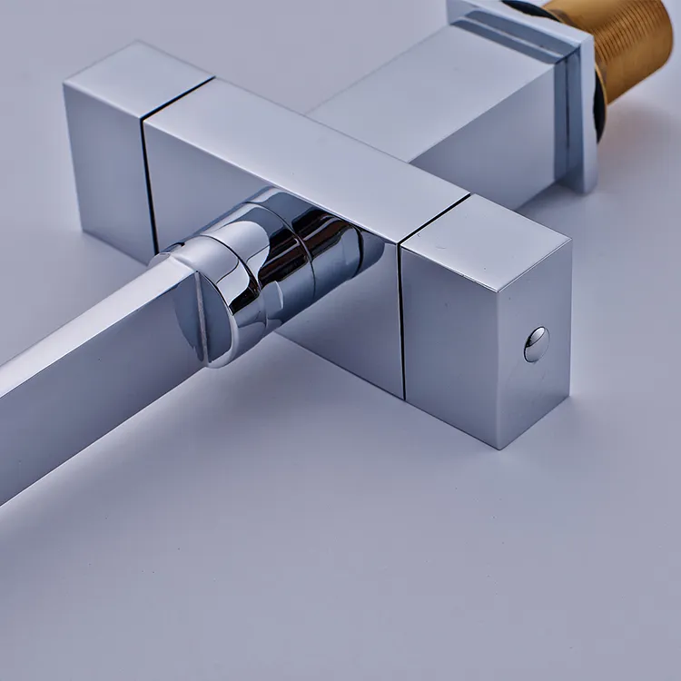 Hot Sale Dual Square Handle Kitchen Sink Mixer Tap