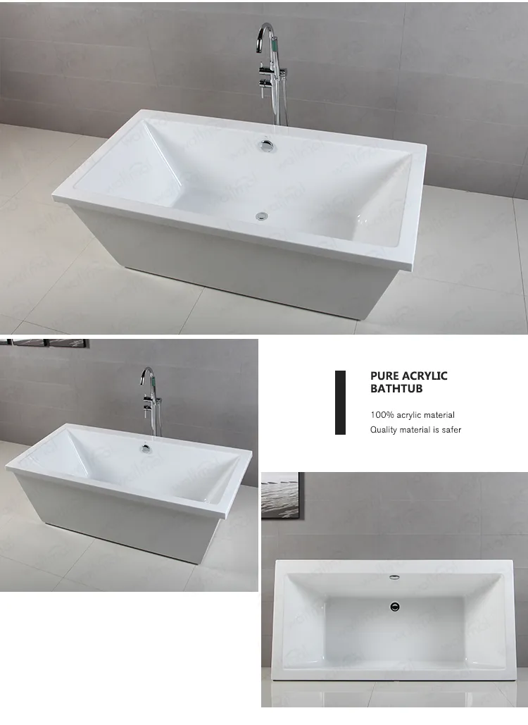 Hot Tub Floor Standing Alone Freestanding Bathtub Wtm-2001A