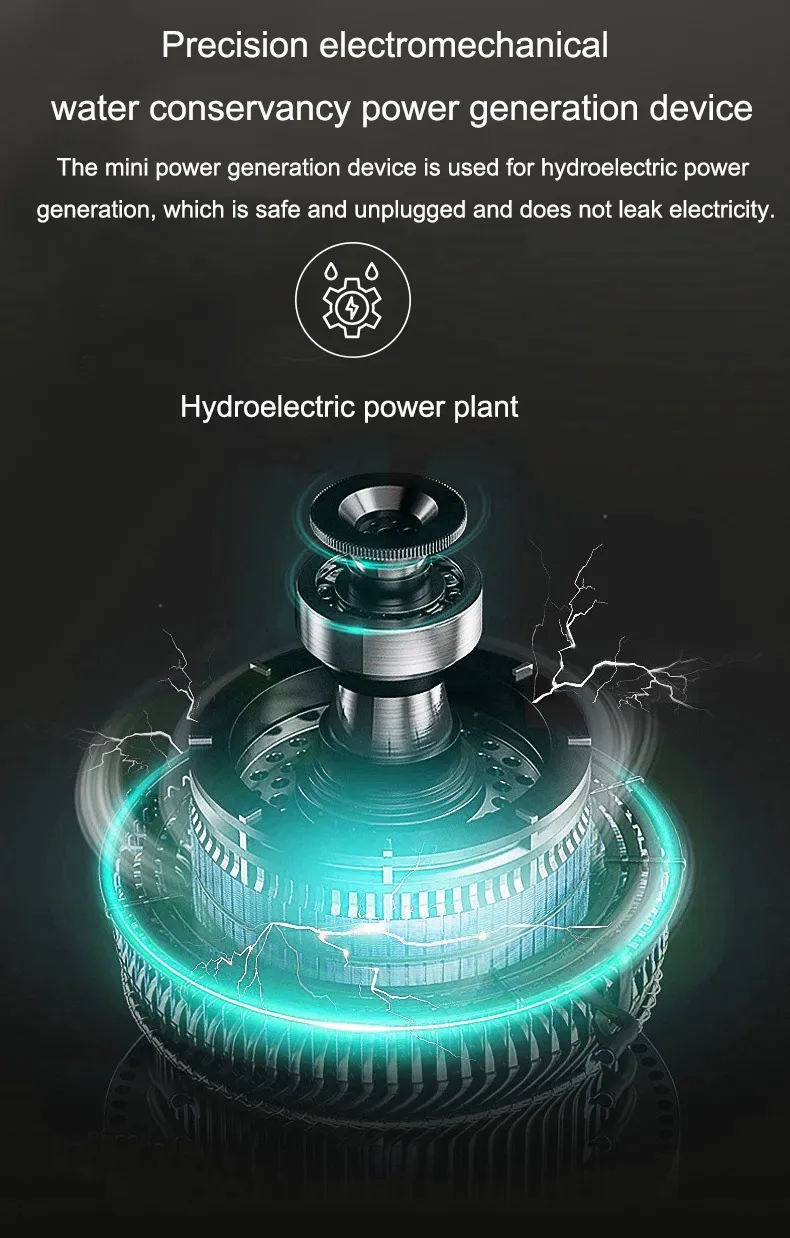 Hydropower LED Colors Bathroom Deck Mounted Basin Mixer Basin Faucet