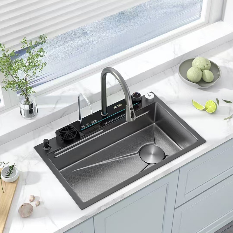 Kitchen Raindance Waterfall Sink Faucet 