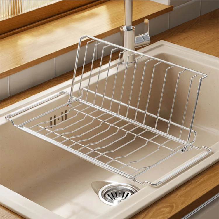 Multifunctional Stainless Steel Sink Draining Rack