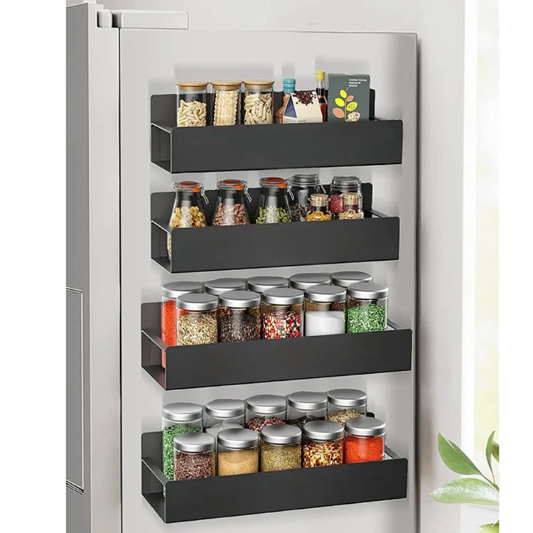 Refrigerator Magnetic Spice Rack