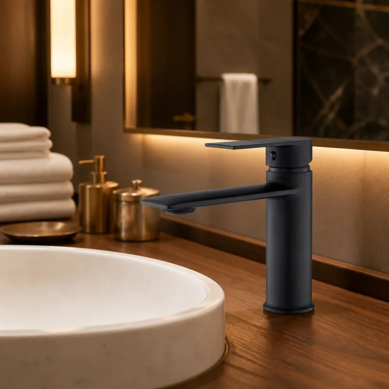 Single-Handle Solid Brass Basin Faucet