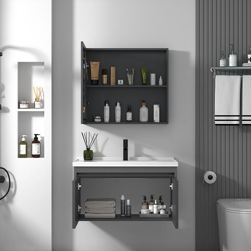 A space aluminum bathroom cabinet 